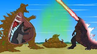 30 minute FUNNY of GODZILLA & KONG: Who Is The King Of MonsterVerse - FUNNY??? | Godzilla Cartoons