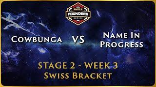 SMITE 2 Founder's Series - Stage 2 Swiss - NA Week 3 - Cowabunga vs Name in Progress