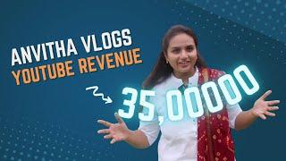 Anvitha Vlogs Youtube Revenue