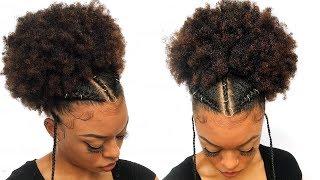 NATURAL HAIR | AFROCENTRIC INSPIRED HIGH PUFF TUTORIAL