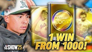 One Win Away From 1000 Rating...