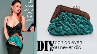 RELAXING DIY SWEET PURSE BAG ️ NO Spend Money Idea  ASMR Natural Sewing Sounds