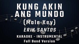 KUNG AKIN ANG MUNDO - MALE KEY - FULL BAND KARAOKE - INSTRUMENTAL - ERICK SANTOS