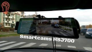 Recenzja Smartcams HSJ700 - test lusterka z rejestratorem i dotykowym ekranem 