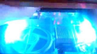 XBOX 360 Smart Storm Led Mod and XCM Ghost Case Blue