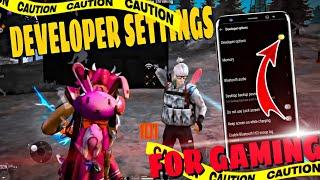 60Fps Developer Settings For Gaming | Enable HDR Graphics Free Fire Fix Lag!