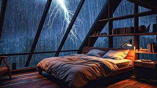 Regengeräusche zum einschlafen – Starkes Regengeräusch und Donner - Rain Sounds for Sleeping #36