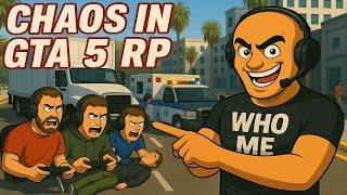 I Caused a Hospital Trip and Still Tried to Join the Cops (GTA 5 RP Trolling)