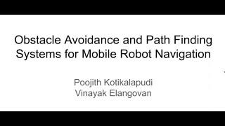 Obstacle Avoidance and Path Finding for Mobile Robot Navigation