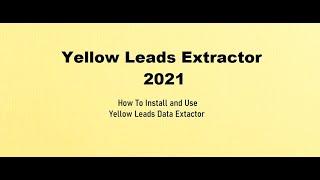 How To Install and use Yellow Leads Extractor 7.9.0|| Data Extract in Hindi|| Technical Shef