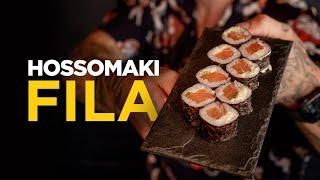 HOSSOMAKI FILADÉLFIA | Como fazer Sushi