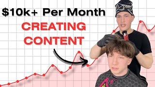 How This College Barber Makes $10k/m Creating Content