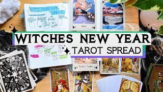 Wheel of the Year Tarot Spread  for a Witches Year Ahead Reading