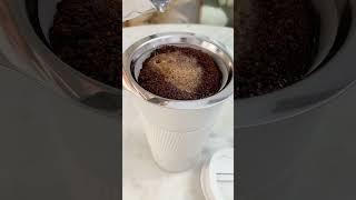 Pour over coffee cup that makes your morning coffee routine easier