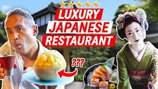 I Went To A 115 Year Old Luxury Japanese Restaurant | Kaiseki Course