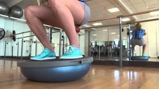 Westin Riverfront Mikaela Shiffrin Ski Conditioning: Bosu Ball