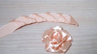 Amazing Ribbon Flower Work | Amazing DIY Rose Satin Ribbon | Satin Ribbon Flower Tutorial #11