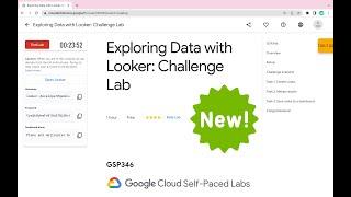 [NEW 2023] Exploring Data with Looker: Challenge Lab || #qwiklabs | #GSP346 [With Explanation️]