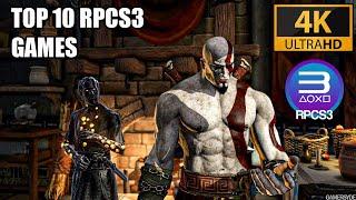 TOP 10 RPCS3 GAMES | Fully Playable️ | RTX 4080 + i9 13900K | 4K 60FPS