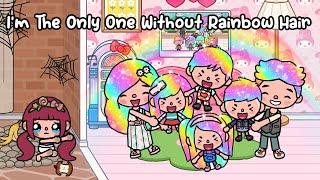 I'm The Only One Without Rainbow Hair In My Family   Sad Story | Toca Life Story | Toca Boca