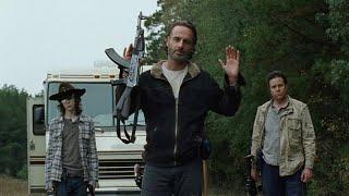 TWD S6E16 - Rick Confronts Simon On The Road [4k]