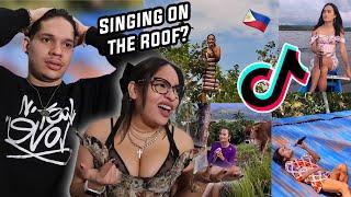 NOW, THIS IS NOT NORMAL!? Waleska & Efra react to Wild Filipino Karaoke Videos