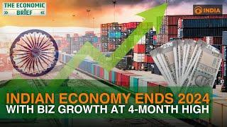 India | Business growth at 4-month high, consumer inflation eases | Economy at end of 2024