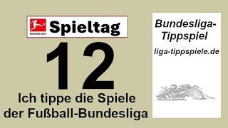 Ich tippe den 12. Spieltag der Fußball-Bundesliga | Tipps und Prognosen | Saison 2024/25