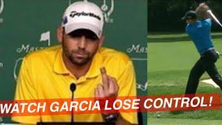 Sergio Garcia Loses Control at the US Masters!