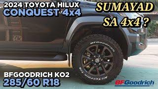 2024 Toyota Hilux Conquest 4x4 | BFGoodrich ko2 285/60 R18 (USA) @ RNH Tire Supply