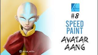 AFFINITY DESIGNER | AVATAR AANG | SPEED PAINT #8