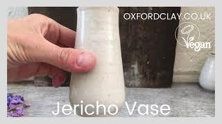 Jericho Vase - a handmade ceramic vase made in Oxford by Oxford Clay Handmade Ceramics