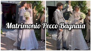 Pecco Bagnaia campione del mondo MotoGp ha sposato la sua fidanzata storia Domizia.
