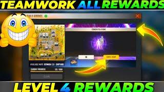 How To Claim Guild Teamwork Chest Free Fire | Level 1, 2, 3, 4 All Rewards | 100% Working Trick