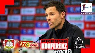 RE-LIVE: PK mit Xabi Alonso vor Bayer 04 Leverkusen  1. FC Union Berlin | Bundesliga, 29. Spieltag