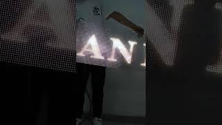 Flexible transparent LED display