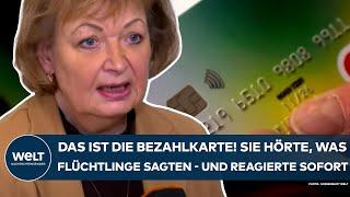 DEUTSCHLAND: Bezahlkarte ein voller Erfolg! Sie hörte, was Flüchtlinge sagte - und reagierte sofort