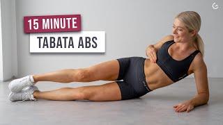 15 MIN TABATA AB Workout - No Repeat Exercises, Tabata Cardio Style, Low Impact