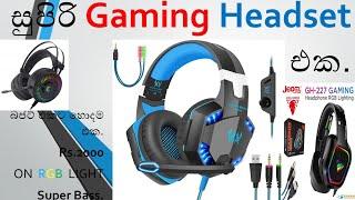 Jedel Gaming headset unboxing.