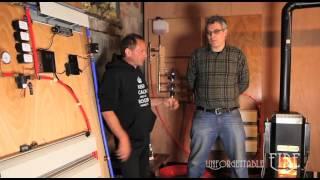TEGpro Water Cooled Thermoelectric Generator on a Katydid Stove