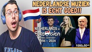 Netherlands  in Eurovision Song Contest (1956-2024) Reaction