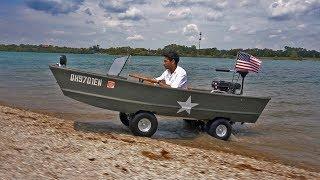 HOMEMADE Boat Car!! (Amphibious Vehicle gokart)