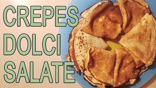 CREPES facili dolci e salate ricetta – palacinky - Arte Green