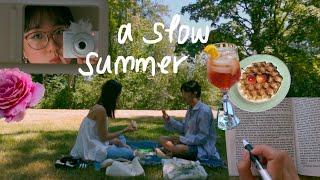 a slow summer in the suburbs  ft. picnics, Moomin haul, dinner parties