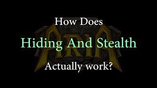 Legends Of Aria | Stealth And Hiding Explained