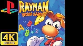 Rayman Brain Games PS1 4K 60Fps