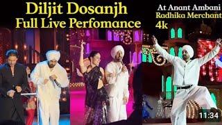 Diljit Dosanjh full magical performance !! at anant Ambani and radhika merchant pre-wedding !! noor