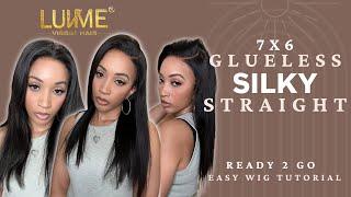 Ready to Go Parting Max 7x6 Silky Straight Glueless Wig | Luv Me Hair