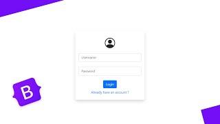 Bootstrap 5 Login Form | Swapnil Codes | Web Design