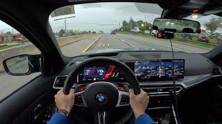 2024 BMW M3 Competition xDrive - POV Test Drive | 0-60